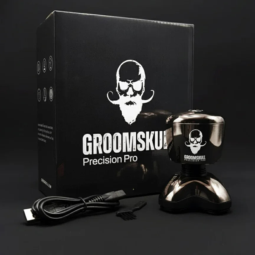 GroomSkull® Precision Pro 2 – Un rasage net. Sans effort. Sans irritation. Sans saleté. - GroomSkull®