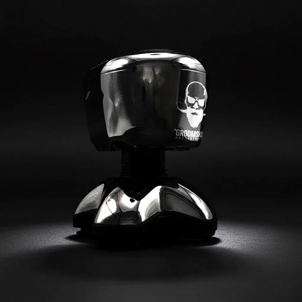 GroomSkull® Precision Pro 2 – Un rasage net. Sans effort. Sans irritation. Sans saleté. - GroomSkull®