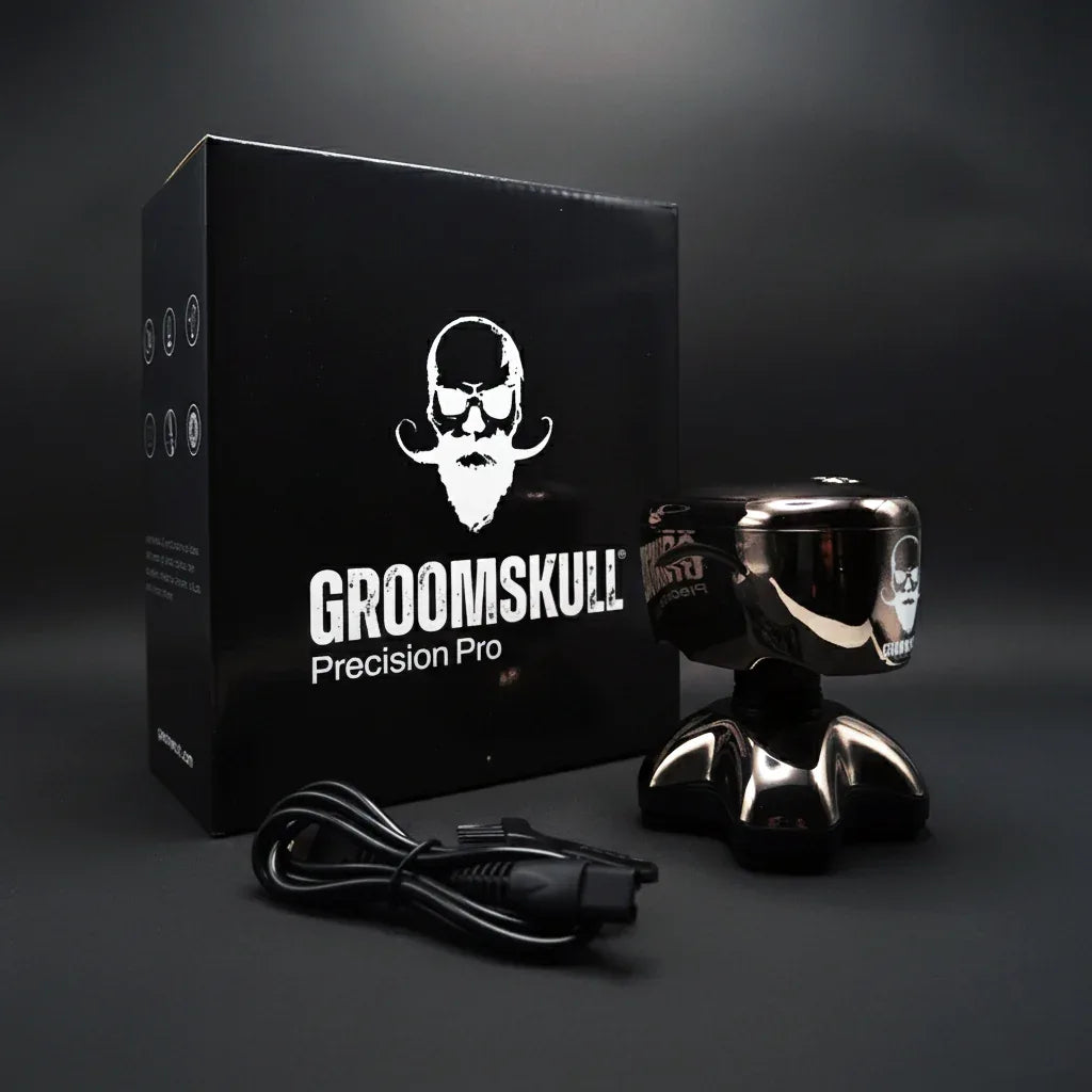 GroomSkull® Precision Pro 2 – Un rasage net. Sans effort. Sans irritation. Sans saleté. - GroomSkull®