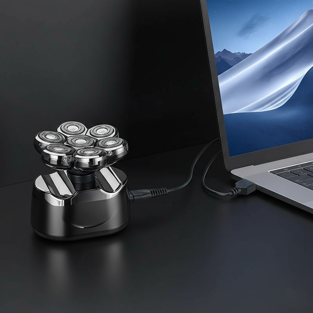 GroomSkull® Precision Pro 2 - La Perfection du Rasage, Lames SkinFlow™ Inégalées.