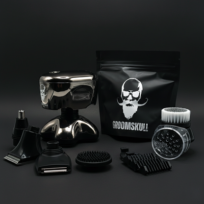 GroomSkull® Precision Pro 2 - La Perfection du Rasage, Lames SkinFlow™ Inégalées.