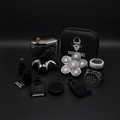 GroomSkull® Precision Pro 2 - La Perfection du Rasage, Lames SkinFlow™ Inégalées.