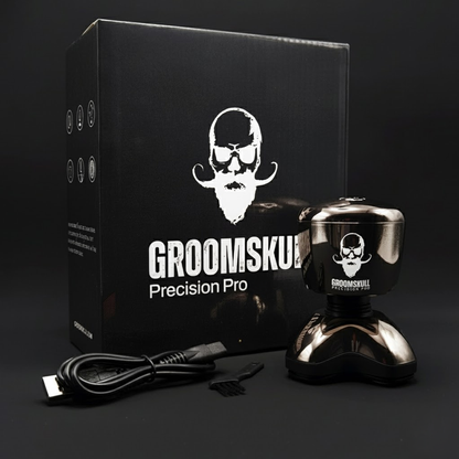 GroomSkull® Precision Pro 2 - La Perfection du Rasage, Lames SkinFlow™ Inégalées.