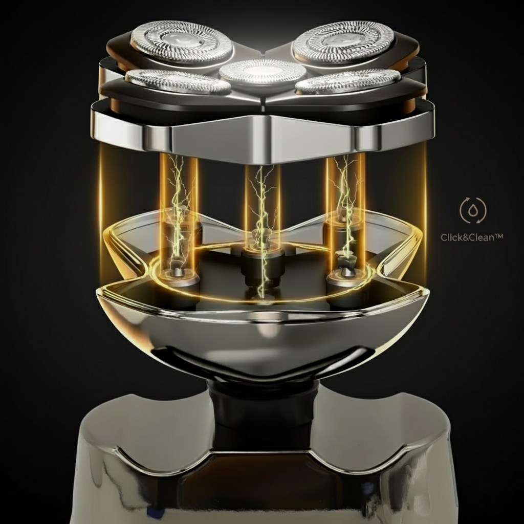 GroomSkull® Precision Pro 2 - La Perfection du Rasage, Lames SkinFlow™ Inégalées.